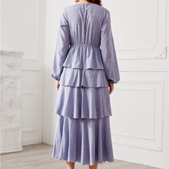 •Purple Polka Dot Dress• - Picture 2 of 4